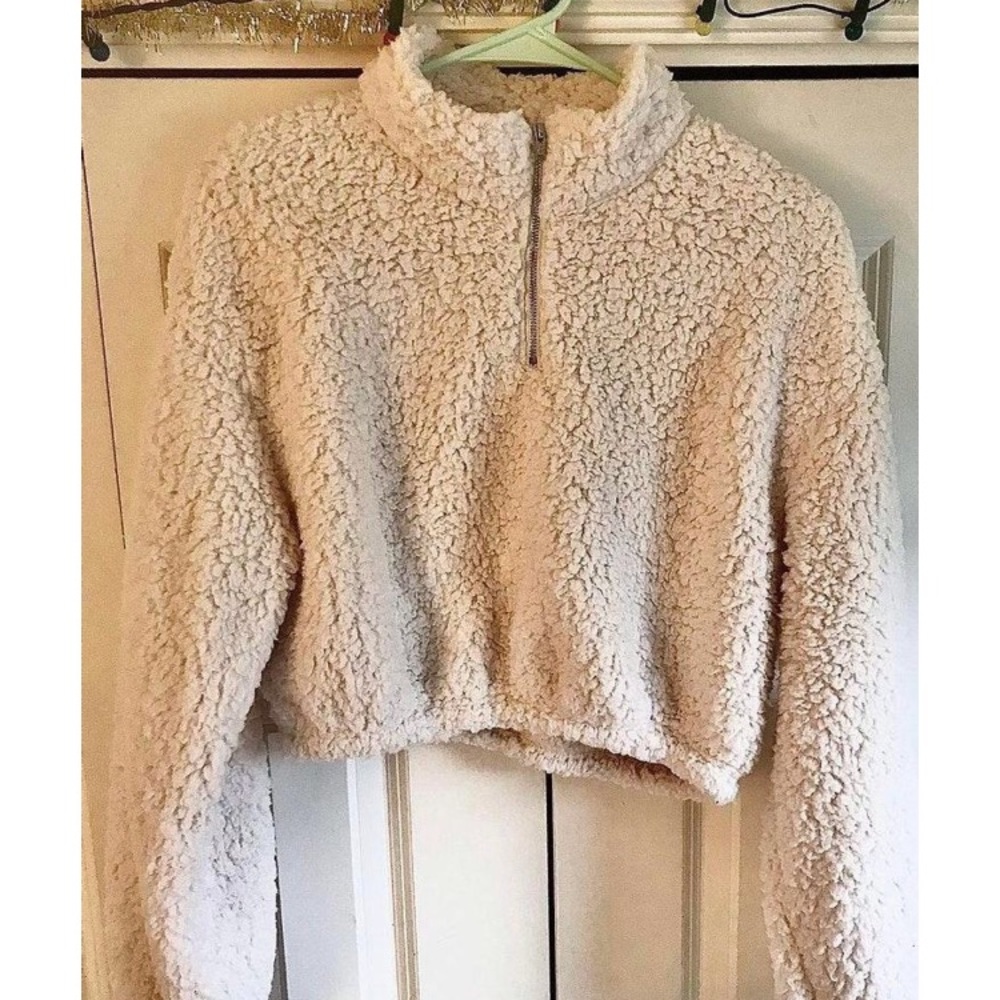 Fleece Turtleneck Croptop